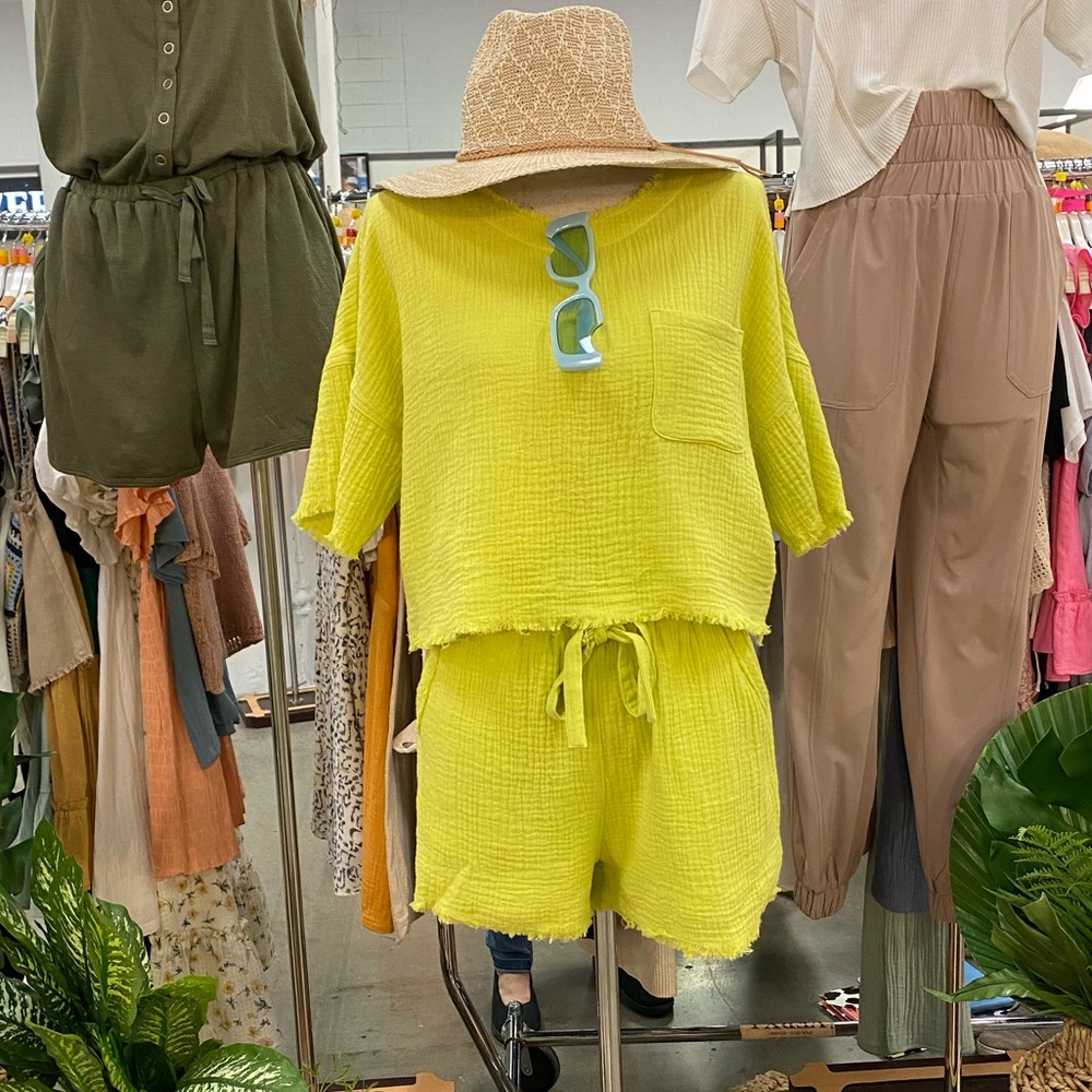 Lime green set